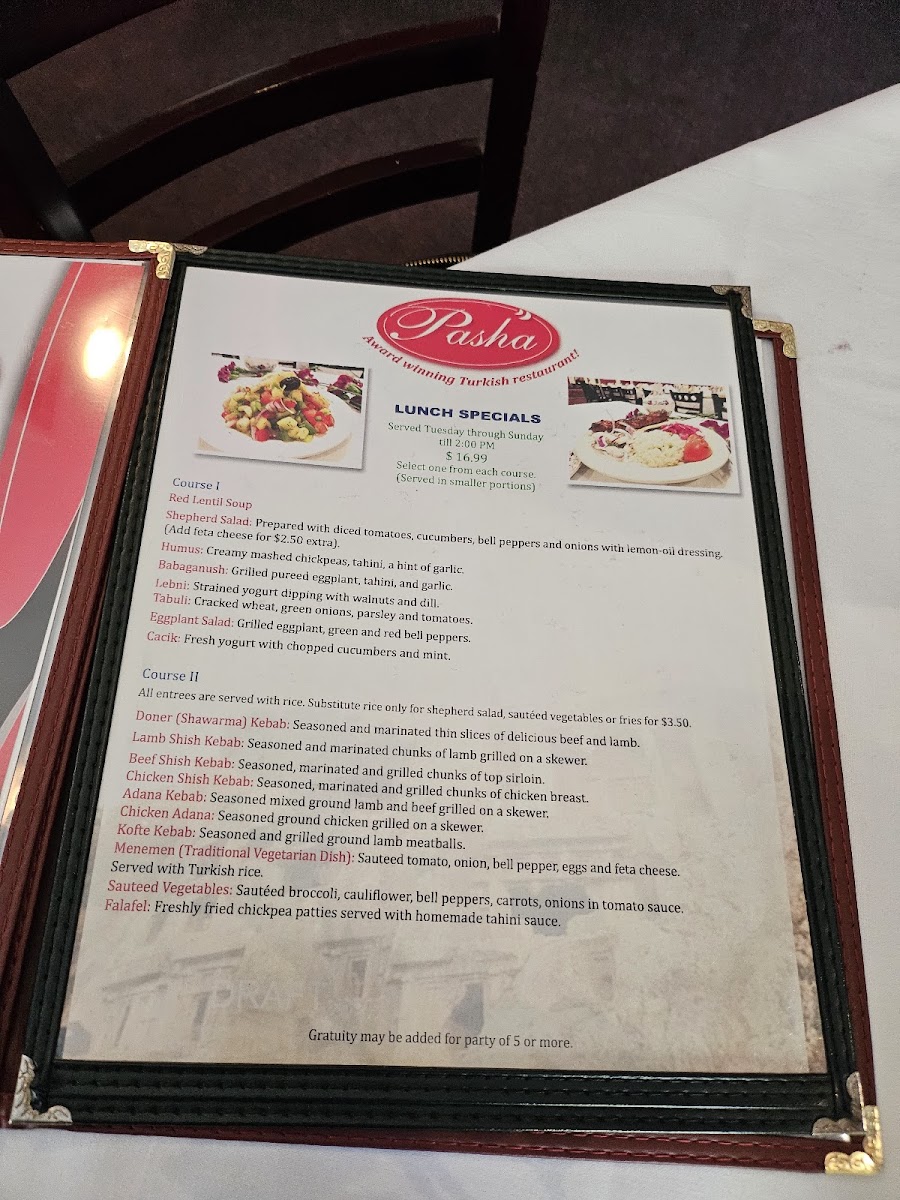 Pasha Turkish Restaurant Menu-7